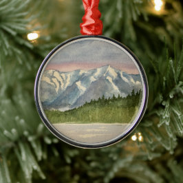 Franconia Ridge Lonyal Lake Metalen Ornament