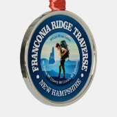 Franconia Ridge Traverse (C) Metalen Ornament (Rechts)