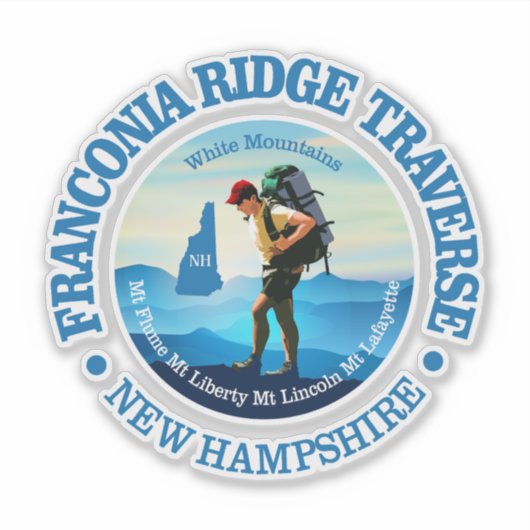 Franconia Ridge Traverse (C) Sticker (Voorkant)