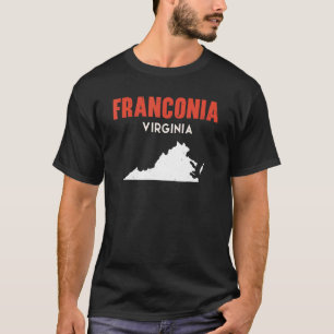 Franconia Virginia USA State America Travel Virgin T-shirt