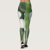 Frangapangie-Leggings in groen en wit Leggings (Achterkant)
