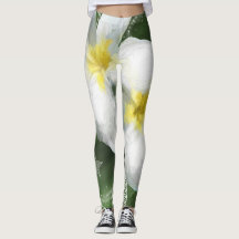Frangapangie-Leggings in groen en wit