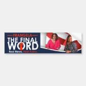 Frangela - "The Final Word"-Bumpersticker Bumpersticker (Voorkant)