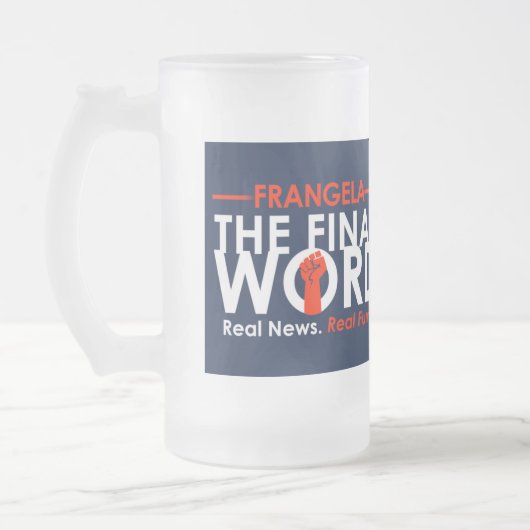Frangela - "The Final Word" - Mok van glas (Links)