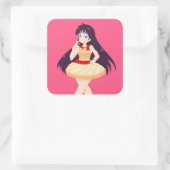 Frangi Mars Vierkante Sticker (Tas)