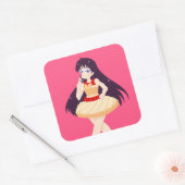 Frangi Mars Vierkante Sticker (Envelop)