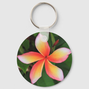 Frangipani-bloem Sleutelhanger
