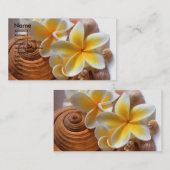 Frangipani-bloem Visitekaartje (Voorkant / Achterkant)