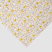 Frangipani bloembloemen bloemenpatroon waterverf tissuepapier (Detail)