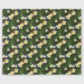 Frangipani Blossom Cluster Artistieke stijl Cadeaupapier (Vlak)