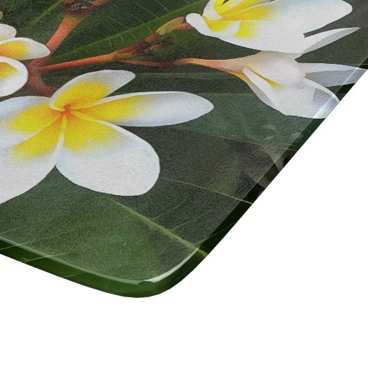 Frangipani Blossom Cluster Artistieke stijl Snijplank (Hoek)