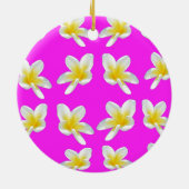 Frangipani_Blush,_ Keramisch Ornament (Achterkant)