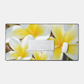 Frangipani boeket, bureaumat (Keyboard & Muis)
