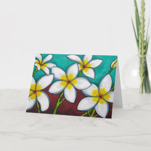 Frangipani Delight Wenskaart #3 Kaart