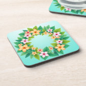 Frangipani Dreamscape Bier Onderzetter (Linkerzijde)