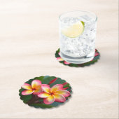 Frangipani Dwarf Tri Color Delight Kartonnen Onderzetters (Insitu)