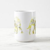 Frangipani Elephants, Coffee Mok (Center)