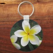 Frangipani en Raindrops-keyring Sleutelhanger (Voorkant)
