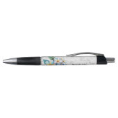 Frangipani Floral Hawaiian Wedding Custom Pen (Bovenkant)