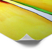 Frangipani flower poster door Sacha Grossel Art (Hoek)