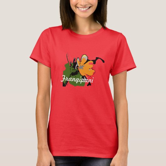 Frangipani Flower T-shirt (Voorkant)