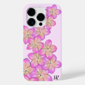 Frangipani gepersonaliseerd Case-Mate iPhone case (Achterkant)