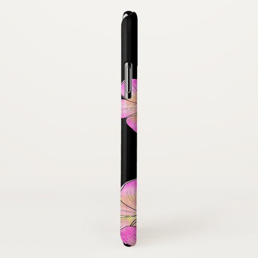 Frangipani gepersonaliseerd Case-Mate iPhone case (Achterkant / rechts)