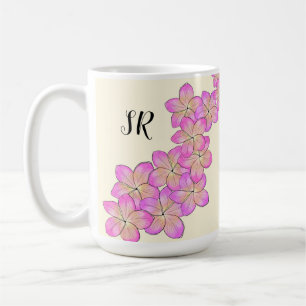 Frangipani gepersonaliseerd koffiemok