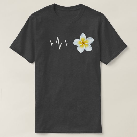 Frangipani Heartbeat T-shirt (Design voorkant)