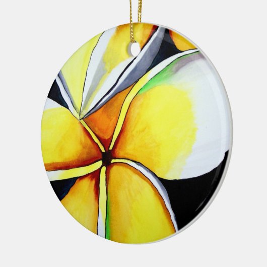 Frangipani Keramisch Ornament (Links)