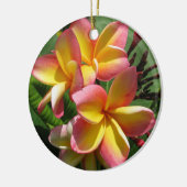 Frangipani keramische decoratie (Links)