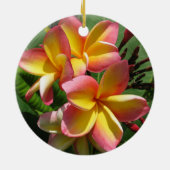 Frangipani keramische decoratie (Achterkant)