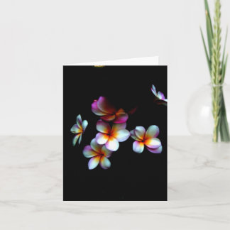frangipani notecard kaart