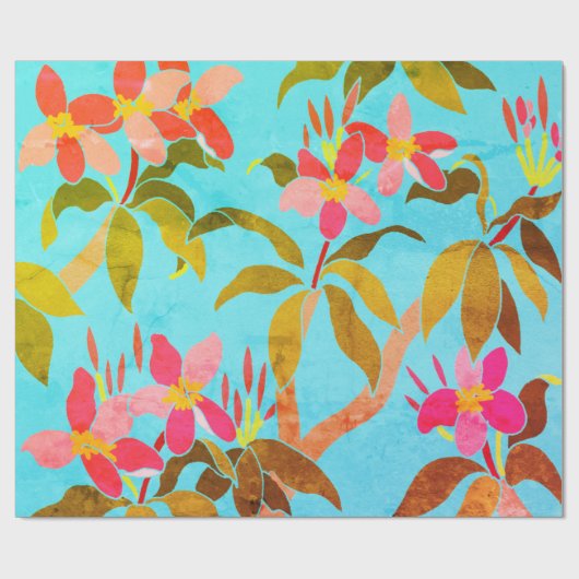  Frangipani-pakpapier Cadeaupapier (Vlak)