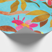  Frangipani-pakpapier Cadeaupapier (Hoek)