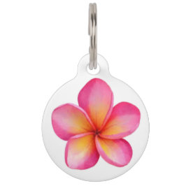 Frangipani Pet Tag Huisdierpenning