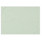 Frangipani Plumeria Bloemen op Lichtgroen Tafelkleed (Voorkant (Horizontaal))