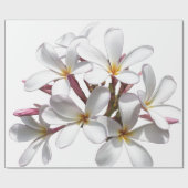 Frangipani (Plumeria) Cadeaupapier (Vlak)