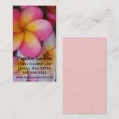 Frangipani Plumeria Flowers Visitekaartje (Voorkant / Achterkant)