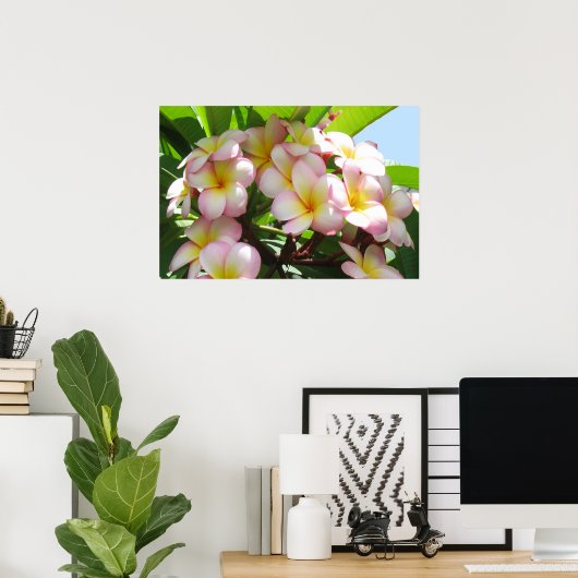 Frangipani Poster (Thuiskantoor)