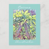 Frangipani Tree Cairns Australië tropisch Briefkaart (Voorkant)