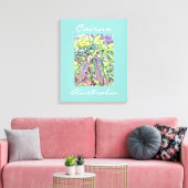 Frangipani Tree Cairns Australië tropisch Canvas Afdruk (Insitu (Woonkamer))