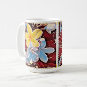 Frangipani Tree Pop Art, koffie-Mok Koffiemok