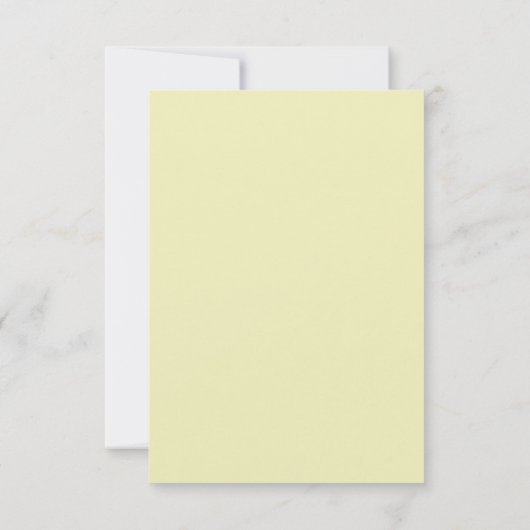 Frangipani Verticale QR-code Bruiloft RSVP Kaart (Achterkant)