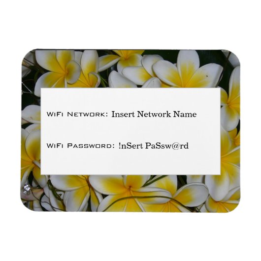 frangipani wifi details magneet (Horizontaal)