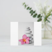 Frangipani Zen Briefkaart (Staand voorkant)