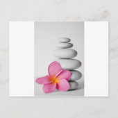 Frangipani Zen Briefkaart (Voorkant)