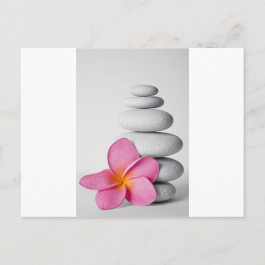 Frangipani Zen Briefkaart (Voorkant)