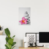 Frangipani Zen Poster (Thuiskantoor)