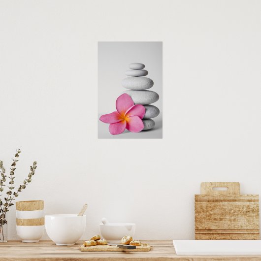Frangipani Zen Poster (Keuken)